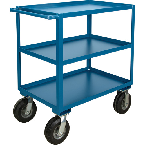 Outdoor Shelf Cart, 3 Tiers, 18" W x 39" H x 33" D, 1200 lbs. Capacity