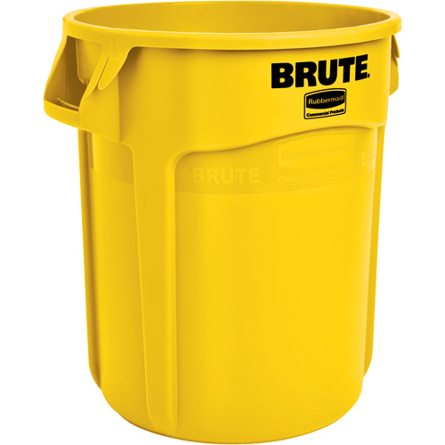 Round Brute Containers, Polyethylene, 20 US gal.