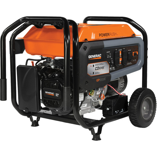 Portable Generator with COsense® Technology, 8125 W Surge, 6500 W Rated, 120 V/240 V, 7.9 gal. Tank - Gas Powered Generator - NAA170