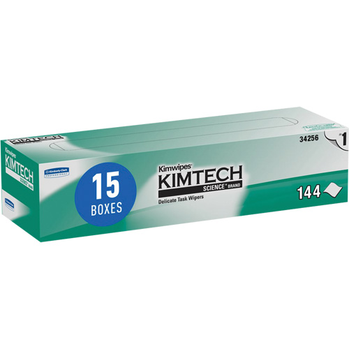 Kimtech Scienceâ„¢ Kimwipesâ„¢ Delicate Task Wipes, Specialty, 14-2/3" L x 16-3/5" W