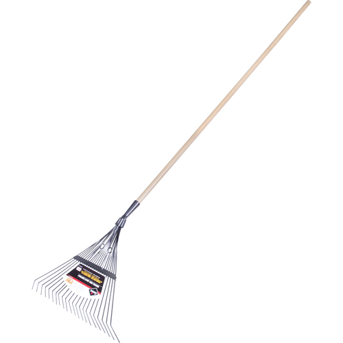 Pro™ Fan Rake, 24" Blade, 22 Tines, Hardwood Handle, Steel Blade -  Fan Rake - ND106