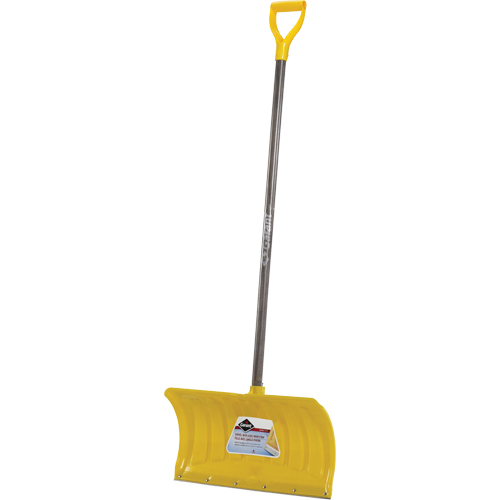 Alpine™ Snow Shovel, Polypropylene Blade, D-Grip Handle, 20-3/4" W