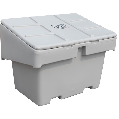 Salt Sand Container SOS™, With Hasp, 42" x 29" x 30", 11 cu. Ft., Grey