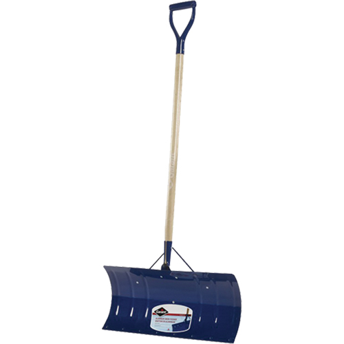 Yukon™ Snow Shovel, Aluminum Blade, D-Grip Handle, 24" W