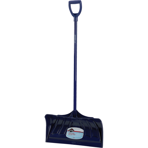 Yukon™ Snow Shovel, Polypropylene Blade, D-Grip Handle, 24" W