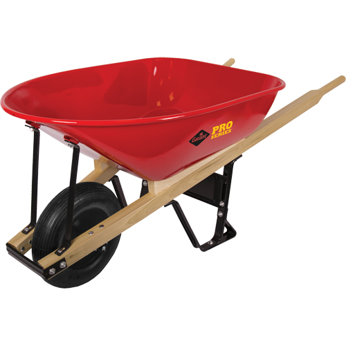 Pro™ Heavy-Duty Wheelbarrow, 6 cu. ft., Steel Tray - Wheelbarrow - NE100