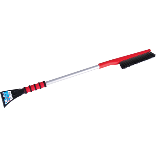 Long Reach Snow Brushes, Nylon Polyethylene Blade, 35" Long, Red