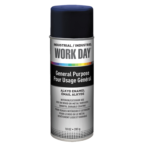 Industrial Enamel Paint, Blue, Gloss, 10 oz., Aerosol Can