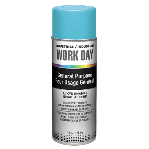 Industrial Enamel Paint, Blue, Gloss, 10 oz., Aerosol Can