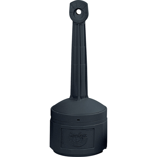 Smoker’s Cease-Fire® Cigarette Butt Receptacle, Free-Standing, Plastic, 4 US gal. Capacity, 38-1/2" Height
