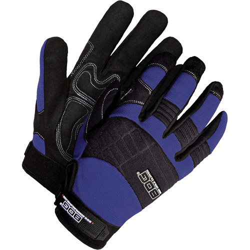 X-Site™ Mechanics Gloves with Padded Palms, Synthetic Palm, Size Large