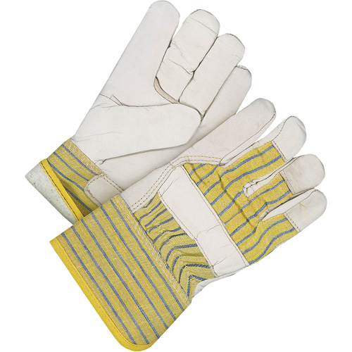 Classic Fitter Gloves, One Size, Grain Cowhide Palm, Cotton Fleece Inner Lining