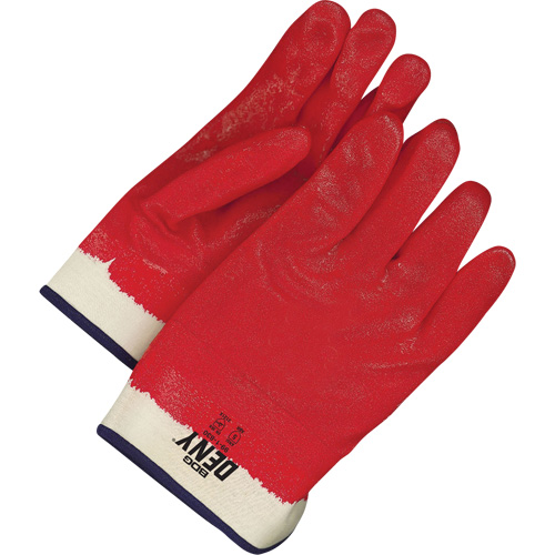 Denyâ„¢ Coated Gloves, One Size, PVC Coating, Cotton Shell