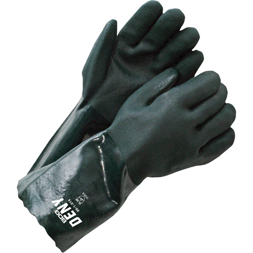 Denyâ„¢ 14" Coated Gloves, One Size, PVC Coating