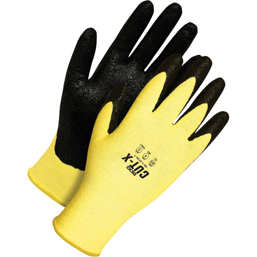 Cut-X™ High Visibility Cut Resistant Gloves, Size 9, Foam Nitrile Coated, Kevlar<sup>®</sup>/Lycra<sup>®</sup> Shell, ASTM ANSI Level A2/EN 388 Level B