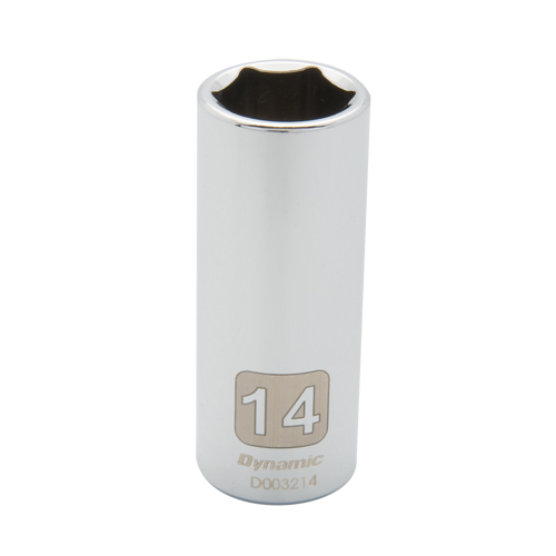 Metric Deep Socket, 4 mm, 1/4" Drive, 6 Points