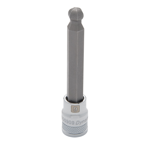 Long Metric Socket, 6 mm x 3-5/8" L, 3/8" Drive