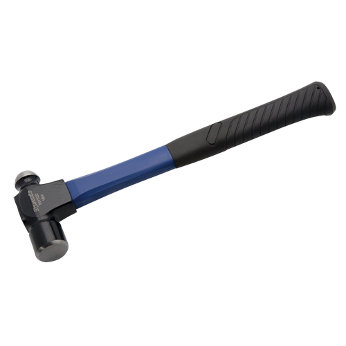 Ball Pein Hammer, 16 oz. Head Weight, Polished Face, Fibreglass Handle