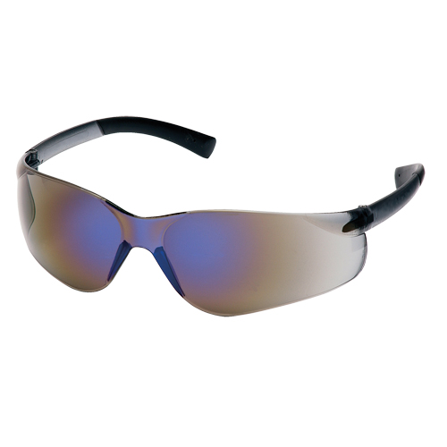 Ztek Safety Glasses, Blue/Mirror Lens, ANSI Z87+/Meets/Exceeds CSA Z94.3