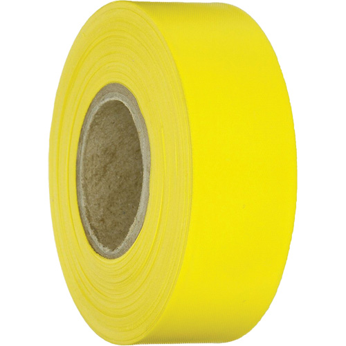 Arctic Plus Flagging Tape, 1" W x 125' L, Yellow - Flagging Tape - NJN642