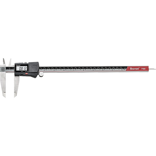 EC799 Series Electronic Caliper, 0,0005" (0,01 mm) Resolution, 0" - 12" (0 mm - 300 mm) Range