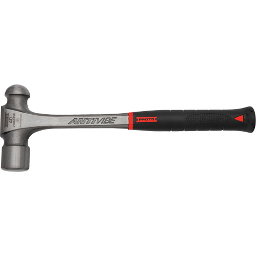 Anti-Vibe® Ball Pein Hammer, 40 oz. Head Weight, Polished Face, Cushion Handle