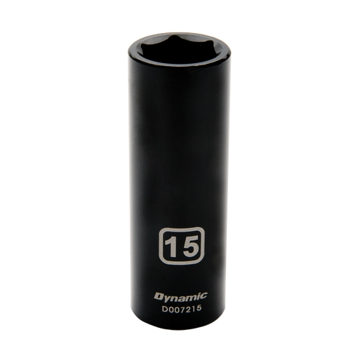 Metric Deep Impact Socket, 18 mm, 3/8" Drive, 6 Points
