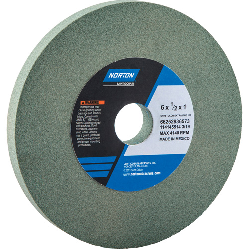 Bench Grinding Wheels - Gemini, 6" x 1/2", 1" Arbor
