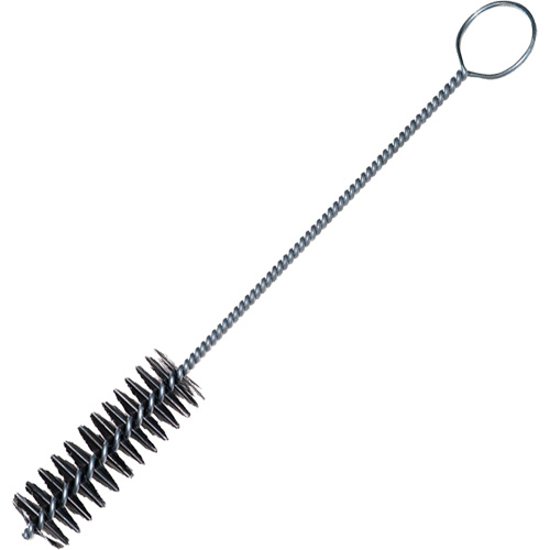 Twisted Steel Tube Brush, 1/8" Dia. x 1" L, 6" Overall length