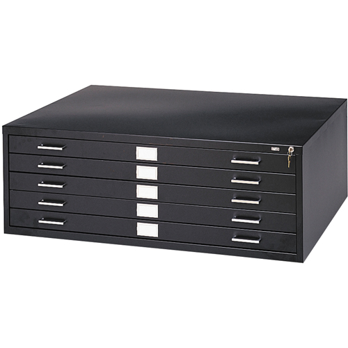 Steel Plan Files, 5 Drawers, 40-3/8" W x 29-3/8" D x 16-1/2" H
