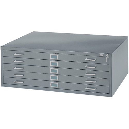 Steel Plan Files, 5 Drawers, 40-3/8" W x 29-3/8" D x 16-1/2" H