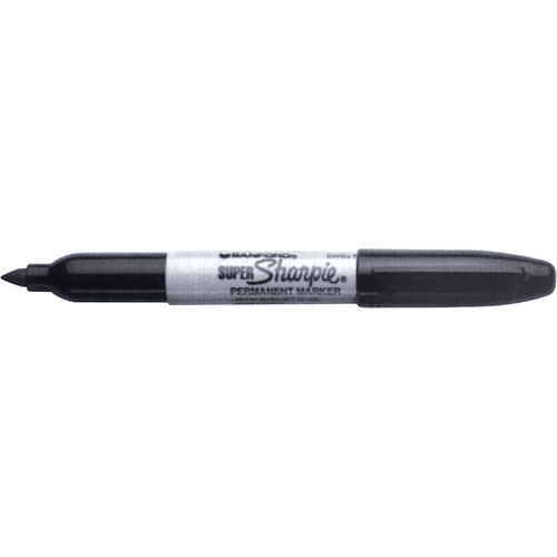 Permanent Markers - Super, Fine, Black