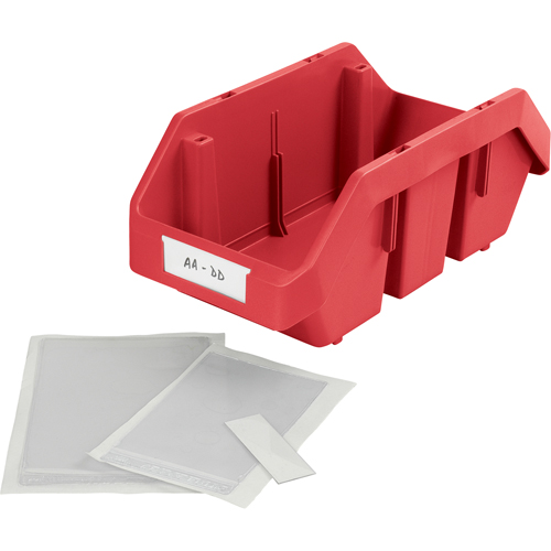 Bin Buddy™ Label Holders, Self-Adhesive, 3" L x 5" W - Label & Label Holder - OF210