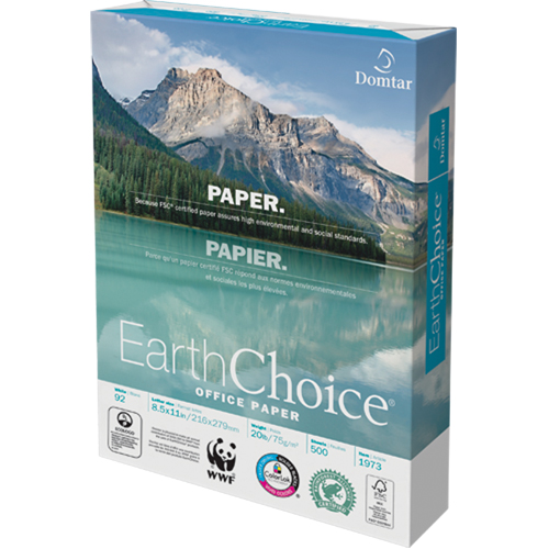 EarthChoice Office Paper, FSC, 8-1/2" x 11", 20 lbs., White
