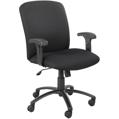 Uber™ Big & Tall Chairs, Nylon, Black, 500 lbs. Capacity