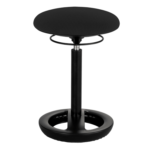 Twixt™ Ergonomic Chair, Stationary, Adjustable, 17" - 22", Polyester Mesh Seat, Black