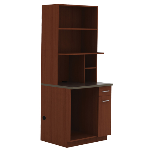 Modular Cabinet, Melamine, 39" H x 36" W x 25" D, Mahogany - Storage Cabinet - OP756