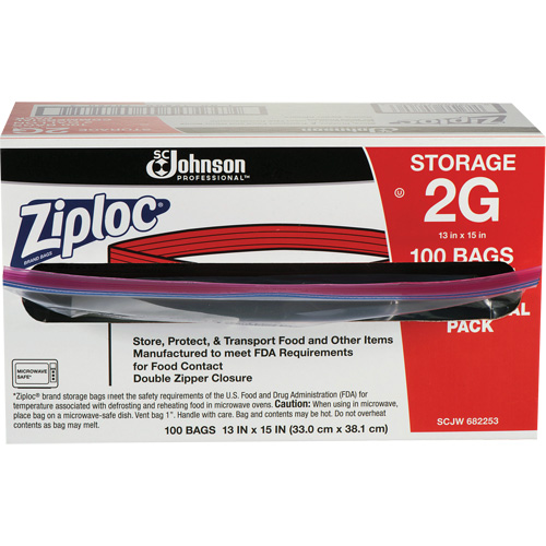 Ziploc Double Zip Food Storage Bags