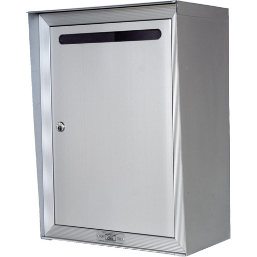Collection Box, Wall -Mounted, 16-3/16" x 6-3/8", Aluminum