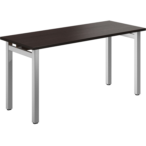 Newland Table Desk, 29-7/10" L x 60" W x 29-3/5" H, Dark Brown