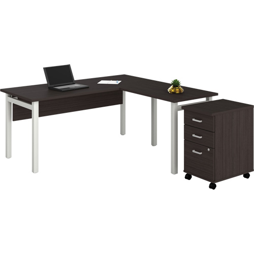 Newland "L" Shaped Desk with Pedestal