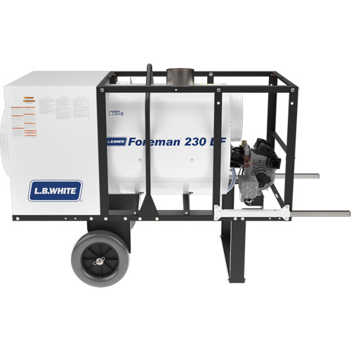 Foreman 230 Indirect-fired Portable Heater, Radiant Heat, Natural Gas, 230000 BTU/H