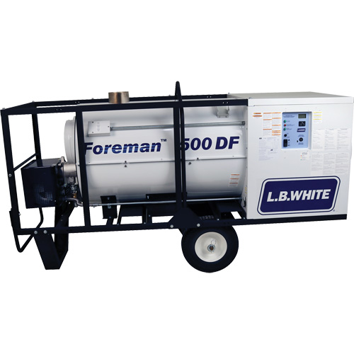 Foreman 500 Indirect-fired Portable Heater, Radiant Heat, Natural Gas, 500000 BTU/H