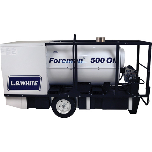 Foreman 500 Indirect-fired Portable Heater, Oil Filled, Kerosene, 500000 BTU/H