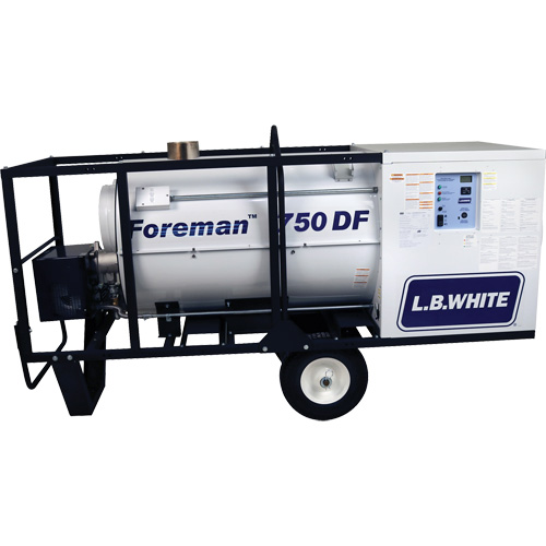Foreman 750 Indirect-fired Portable Heater, Radiant Heat, Natural Gas, 750000 BTU/H