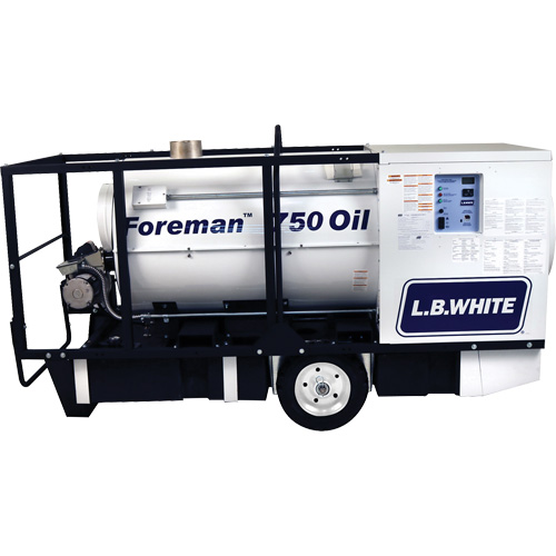Foreman 750 Indirect-fired Portable Heater, Oil Filled, Kerosene, 750000 BTU/H