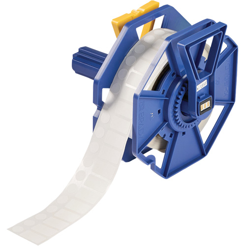 FreezerBondz Ultra-Thin Cryogenic Laboratory Labels with Vial Top, Polyester, 1" L x 0.5" H, White