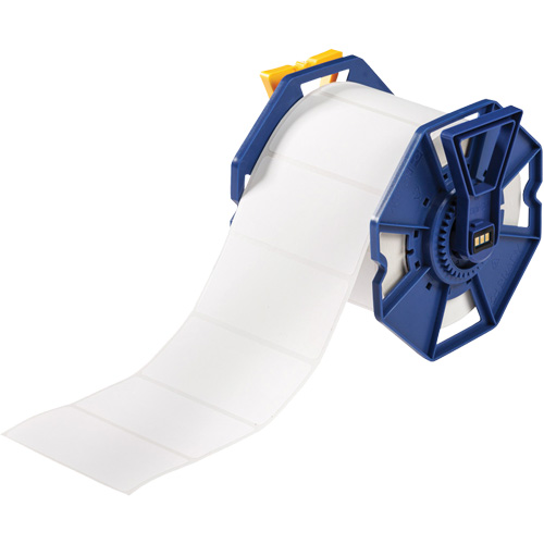 Water Soluble Labels, Paper, 4" L x 2" H, White