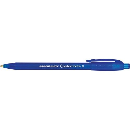 Ballpoint Pens, Blue, 1 mm, Retractable