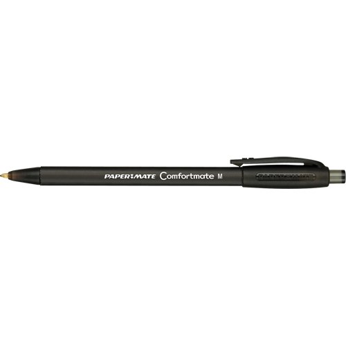 ComfortMate Pen, Black, 1 mm, Retractable